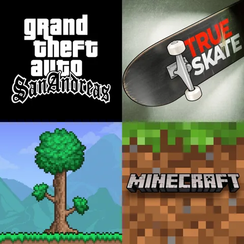 Minecraft + GTA San Andreas Terraria