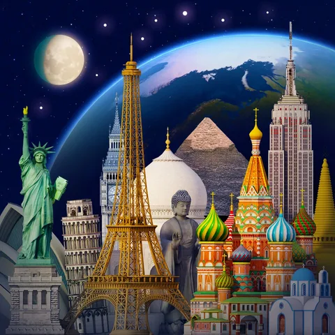 Земля 3D Атлас мира